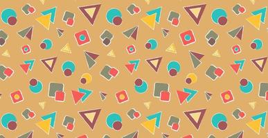 Abstract geometric pattern for children's themes. Bright multi-colored geometric shapes. Ideal for baby wallpapers, wrapping paper, napkins. photo