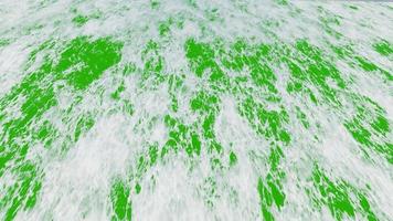 Green-Screen-Wasserfall-Landschaftshintergrund video