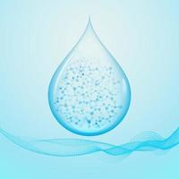 water drop element vector