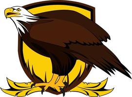 Eagle logo emblem sport icon vector