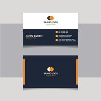 Professional business card template design free vector