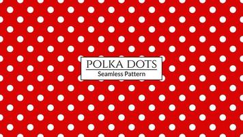 Polka dots seamless pattern. Print design for textile, fabric, fashion, wallpaper, background vector