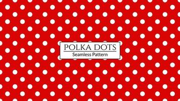 Polka dots seamless pattern. Print design for textile, fabric, fashion, wallpaper, background vector