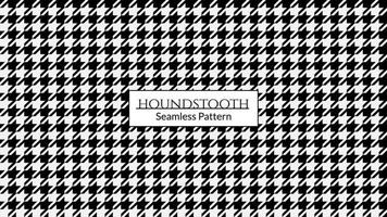 Vector image of black and white large houndstooth pattern. Abstract concept english glen plaid graphic element for fashion