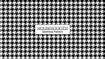 Vector image of black and white large houndstooth pattern. Abstract concept english glen plaid graphic element for fashion