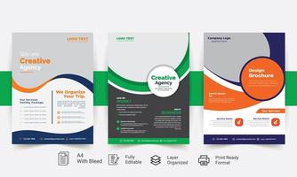 Flyer Layout Design collections Sets. vector