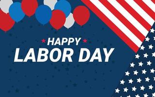 Happy labor day celebration background vector