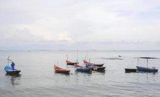 Small fishing boats photo