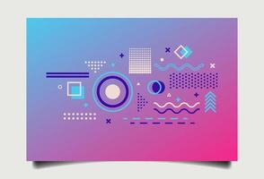 Modern abstract banner background template. Technology theme. Bright color tone. Vector eps 10.