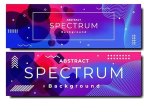 Modern abstract banner background template. Technology theme. Bright color tone. Vector eps 10.