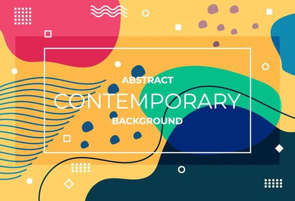 Modern abstract banner background template. Technology theme. Bright color tone. Vector eps 10.
