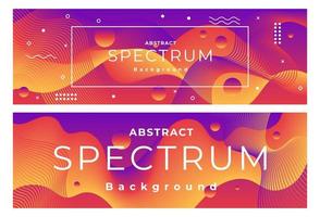 Modern abstract banner background template. Technology theme. Bright color tone. Vector eps 10.