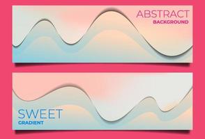 Modern abstract banner background template. Technology theme. Bright color tone. Vector eps 10.