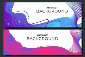 Modern abstract banner background template. Technology theme. Bright color tone. Vector eps 10.