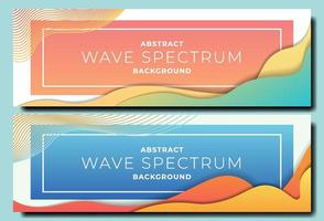 Modern abstract banner background template. Technology theme. Bright color tone. Vector eps 10.