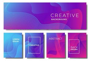 Modern abstract banner background template. Technology theme. Bright color tone. Vector eps 10.