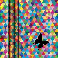 Multicolor abstract bright background with triangles. Elements for design. Eps10. vector