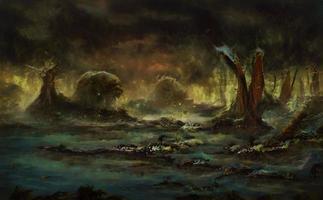 Nuclear war apocalypse World war 3, world after a nuclear conflict photo