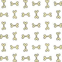 Bone seamless pattern vector