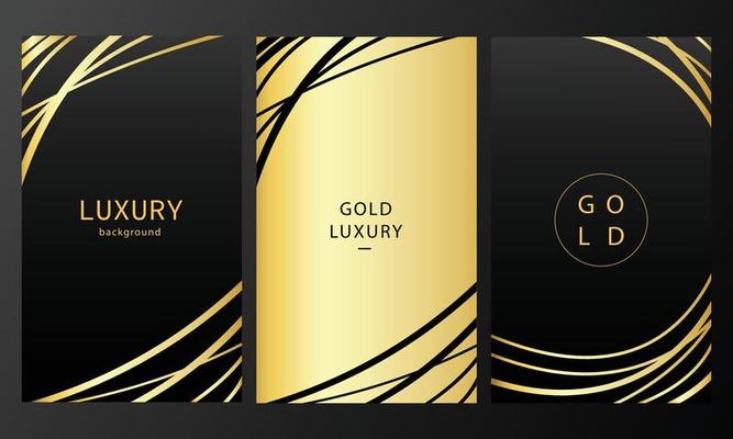 Abstract gold, black and silver brush stroke in Chinese Style for poster and banner background design. Creative luxury and elegant print template design.