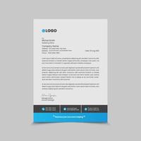 Corporate Letterhead Template vector