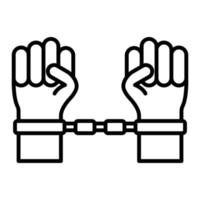 Slavery Line Icon