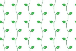 Branch and leaf seamless pattern vector