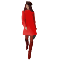 girl take on head and miniskirt png