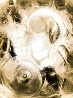 Abstract Ice background, Ice cubes feel fresh on hot days, Ice is indispensable in summer. It will help refresh and make you feel good. photo