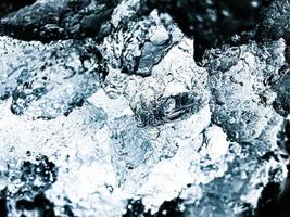 Abstract Ice background, Ice cubes feel fresh on hot days, Ice is indispensable in summer. It will help refresh and make you feel good. photo