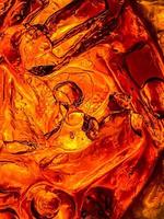 Abstract Ice background, Ice cubes feel fresh on hot days, Ice is indispensable in summer. It will help refresh and make you feel good. photo