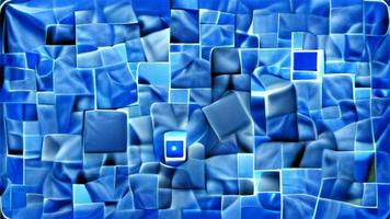 Abstract Square Blue Tone Texture Crystal Geometric Backgrounds For Graphic Design photo