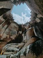 Buddha statue in Sukhothai National Park photo