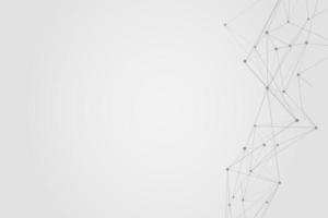 Abstract connecting dots, Polygonal background, connection technology design, photo