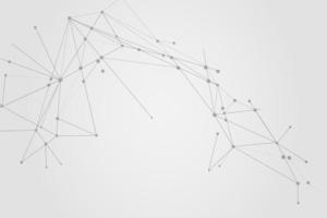 Abstract connecting dots, Polygonal background, connection technology design, photo