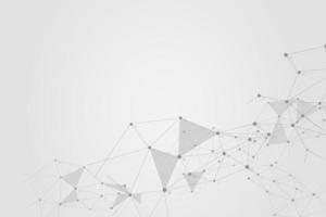 Abstract connecting dots, Polygonal background, connection technology design, photo