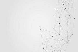 Abstract connecting dots, Polygonal background, connection technology design, photo