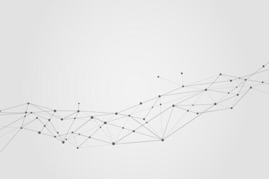 Abstract connecting dots, Polygonal background, connection technology design, photo