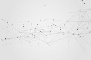 Abstract connecting dots, Polygonal background, connection technology design photo