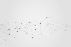 Abstract connecting dots, Polygonal background, connection technology design, photo