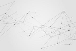 Abstract connecting dots, Polygonal background, connection technology design photo