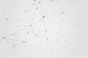Abstract connecting dots, Polygonal background, connection technology design, photo