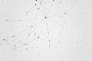 Abstract connecting dots, Polygonal background, connection technology design, photo