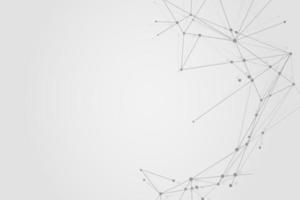 Abstract connecting dots, Polygonal background, connection technology design, photo