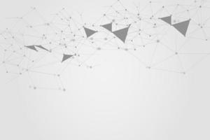 Abstract connecting dots, Polygonal background, connection technology design, photo