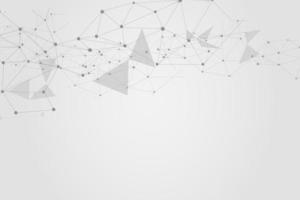 Abstract connecting dots, Polygonal background, connection technology design, photo