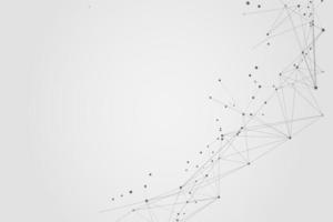 Abstract connecting dots, Polygonal background, connection technology design, photo