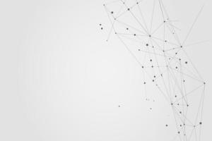 Abstract connecting dots, Polygonal background, connection technology design, photo