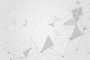 Abstract connecting dots, Polygonal background, connection technology design, photo