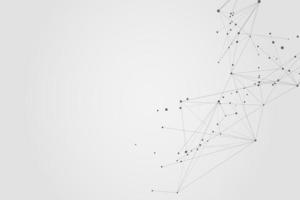 Abstract connecting dots, Polygonal background, connection technology design, photo
